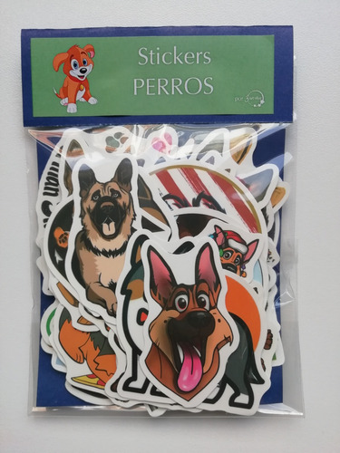 Perros Stickers Calcomanías 50 Unidades