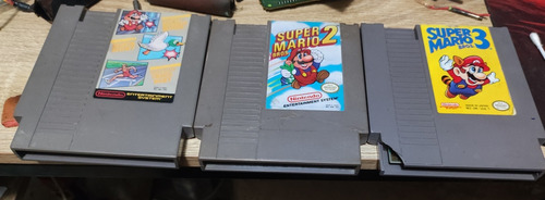 Super Mario Bros Trilogía Nintendo Nes Originales 1 2 3