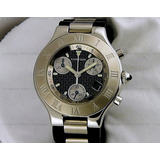 !!!!reloj Cartier Cronoscap 21 Quartz Regalado Aya12