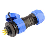 Sp17 Enchufe Y Enchufe Sp17 Ip68 Conector A Prueba 10 Pines