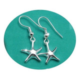 Aretes Pendientes Para Mujer Plata 925 De Estrellas De Mar 2