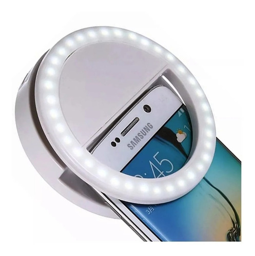 Aro Luz Led Selfie Celular Tablet Pc Linterna Anillo 8.5 Cm