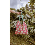 Tote Bag De Frutas Tropicales. Chontaduro, Pitahaya, Gulupa