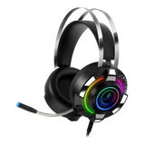 Audifonos Gamer Dmm9 Color Negro Color De La Luz Rgb