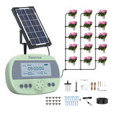 Kit De Sistema De Riego Por Goteo Automatico Solar, Sistema 