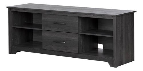 South Shore Fusion - Soporte Para Tv Con Cajones, Roble Gri.