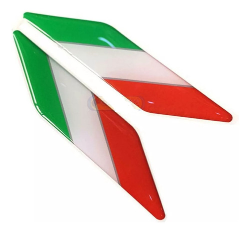 Emblema Vespa Adesivo 3d Itália Rac Faixas Lateral Trapezio