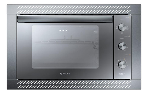 Forno Eltrico De Embutir Atlas U Top Style Espelhado 44l