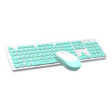 Keyboard Suit Round T-wolf Keycap Mouse Con Amplia Compatibi