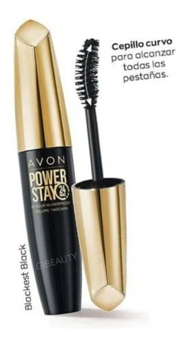 Avon Power Stay Mascara De Volumen Para Pestañas Waterproff