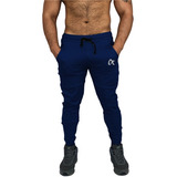 Sudadera Jogger Lycra Premium Pantalón Hombre Slim Fit 