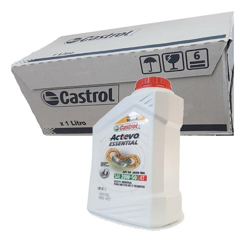 Castrol Actevo Essential Aceite 20w50 Mineral Caja X16u