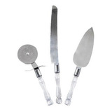 Set Kit De Reposteria Cuchillo Pala Y Cortador