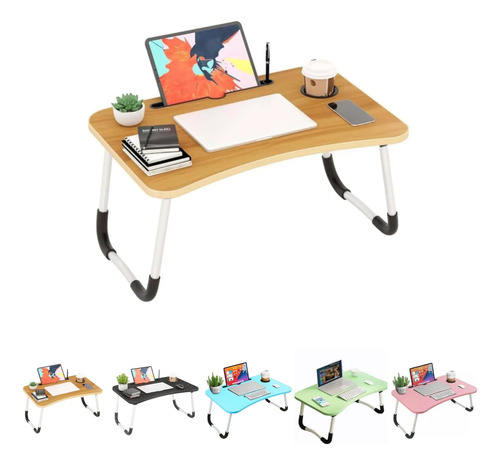 Mesa Bandeja Plegable Desayuno Ideal Notebook Tablet P/ Cama