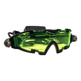 Gafas De Visión Nocturna Ajustable Con Lente Verde Moto .