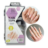 Tips Uñas Postizas Para Soft Gel Stiletto Transparentes X100