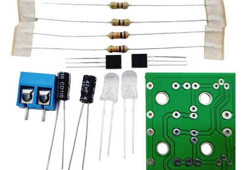 Flip Flop Astable A Transistores Kit Electrónica Estudiante