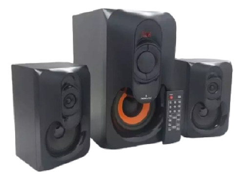 Teatro Casa 2.1 Subwoofer Bluetooth Radio Fm Usb Puerto Sd