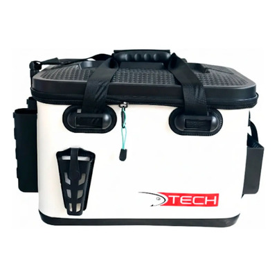 Bolso Pesca Rigido Fishingbucket Porta Caña Estanco 42 Tech Color Blanco | Envío gratis