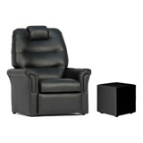 Sillon Individual Poltrona Relax Reclinable Con Banqueta