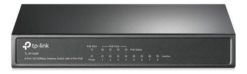 Switch Tp-link Tl-sf1008p Serie 8-port