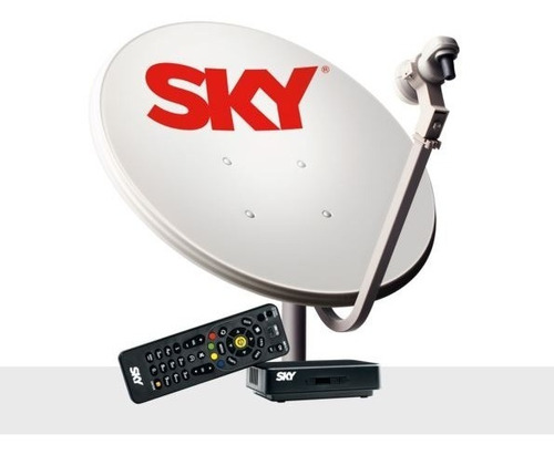 Kit Sky Pré Pago Flex Sd + Recarga Pacote Digital 30 Dias