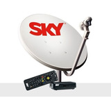 Kit Sky Pré Pago Flex Sd + Recarga Pacote Digital 30 Dias