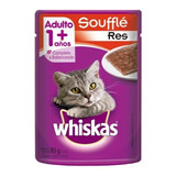 Alimento Whiskas 1+ Gato Adulto Fillets Sabor Res 85 Gr