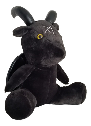 Peluche Baphomet (baphy) Negro Grande ¡cabra Gotica!