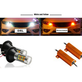 Luz De Dia Diurna Drl Cuarto Direccional Led Biled Ambar