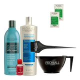 Shampoo Detox Prohall 1l Degan + Select One Sem Formol 1l 