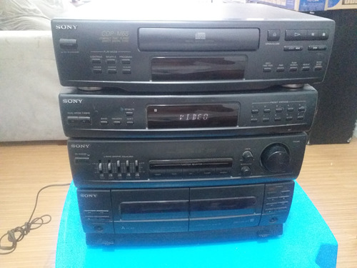 Aparelho Sony Lbt 65w  + Cd Player Sony Cdp-m65 (funciona)