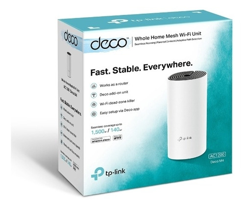 Sistema Wifi De Malla Tp-link Deco M4 (1-pack) Casa Ac1200