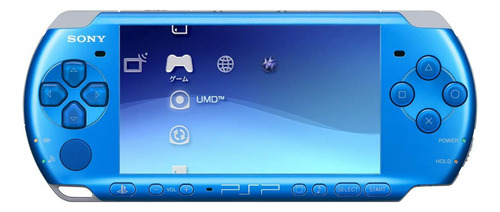 Console Sony Psp-3000 Vibrant Blue - Psp Carnival Colors Azul - Psp Slim Azul - Psp 3000 Azul