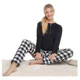 Pijama Mujer Invierno Jersey Lencatex 22315