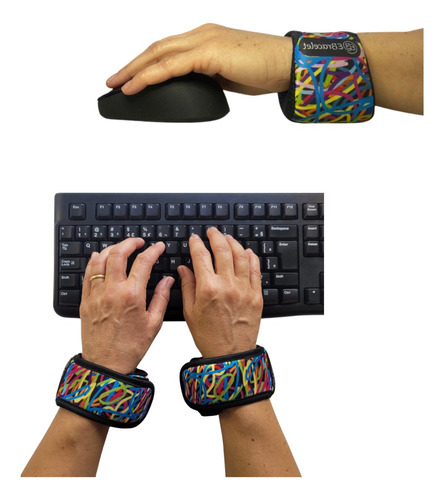 Apoio Ergonômico Suporte De Punhos Para Teclado 