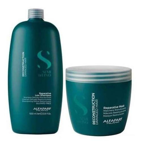 Shampoo 1l. + Mascarilla 1/2kg Reparative Sdl Alfaparf Kit