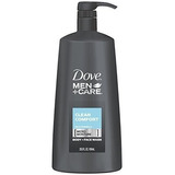 Dove Men + Care Gel De Baño De La Bomba, Clean Comfort 23,5 