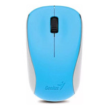 Mouse Genius Nx-7000 Usb Inalambrico Azul G5 Color Celeste