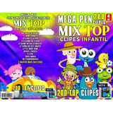 Mega Pen Drive 200 Clipes Mix Top Infantil