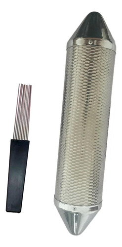 Instrumento Guiro Metal Guiro Shaker 8,2 Cm X 37 Cm