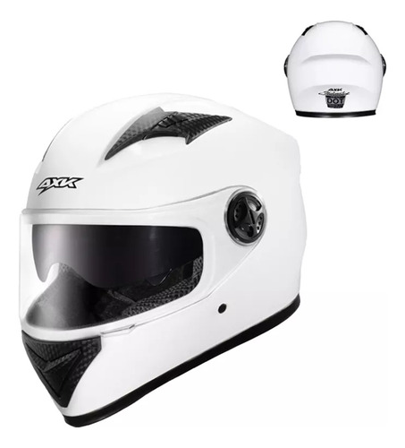 Cascos Para Moto Con Visor Protector Silenciador Adultos