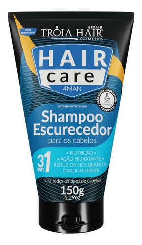 Shampoo De Escurecer Cabelo E Barba Grisalho Troia Hair