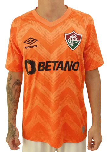 Camisa Umbro Fluminense Goleiro 2024 - Laranja