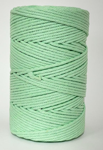 Polycotton Torcido 4mm  Menta 1 Kilo  Macramé Artesanías 