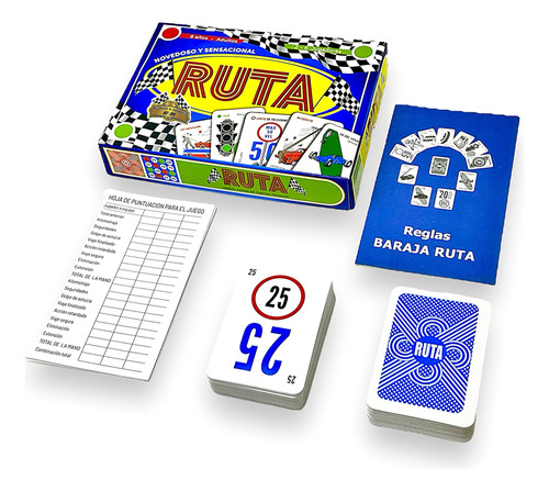 Juego Cartas Ruta Original Completa 1000 Kilometros Viaje