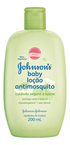 Repelente Johnsons Baby Loção Antimosquito 200ml - Atóxico