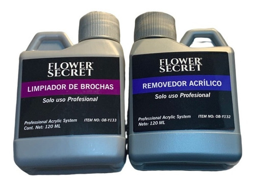 Removedor De Acrilico + Limpiador De Pinceles 120ml