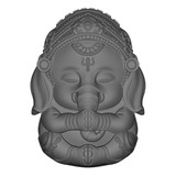 Molde De Silicona Buda Ganesh  Para Vela Resina Cemento