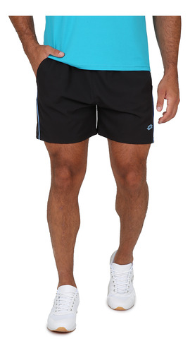 Short Pádel Lotto Superrápida Hombre En Negro